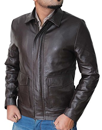 Indiana Jones Brown Leather Jacket - CelebsCostumes