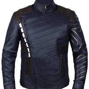 Avengers Infinity War Bucky Barnes Leather Jacket