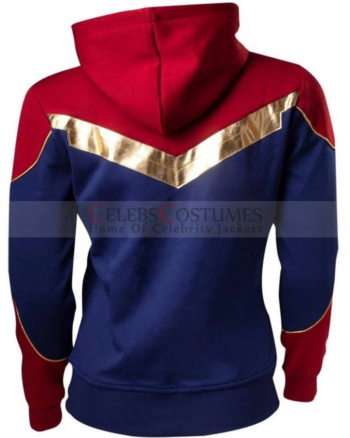 Captain Marvel Hoodie Cosplay Costume | Avengers Cosplay Hoodie