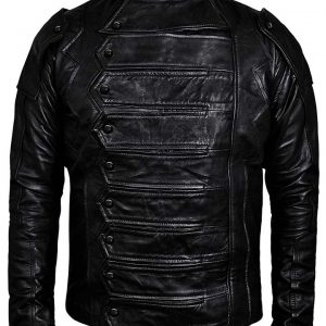 bucky barnes leather jacket