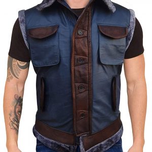 jumanji leather vest