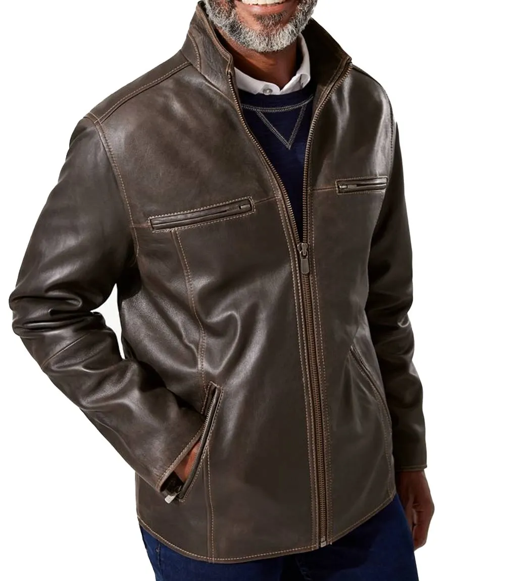 tommy bahama leather jacket