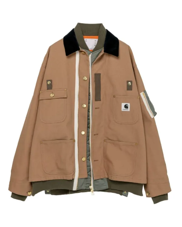 Sacai Carhartt Beige Jacket