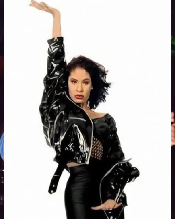 Selena Quintanilla Black Leather Jacket