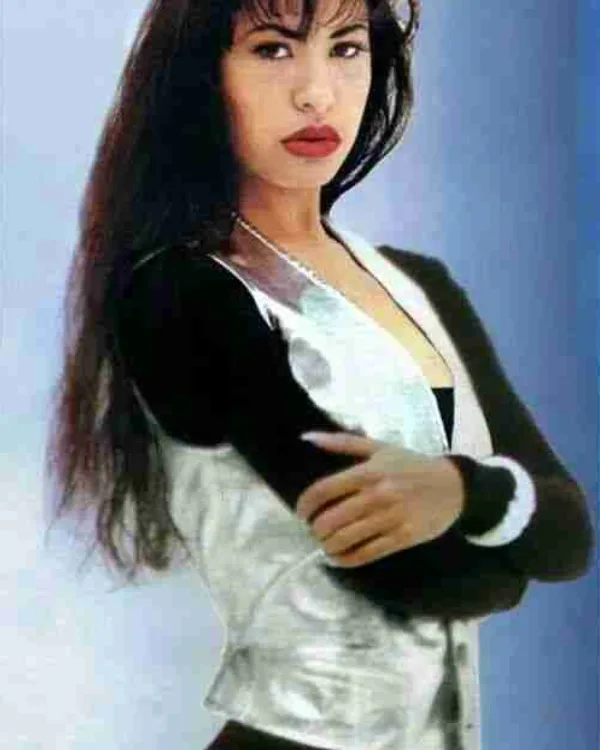 Selena Quintanilla Metallic Leather Vest