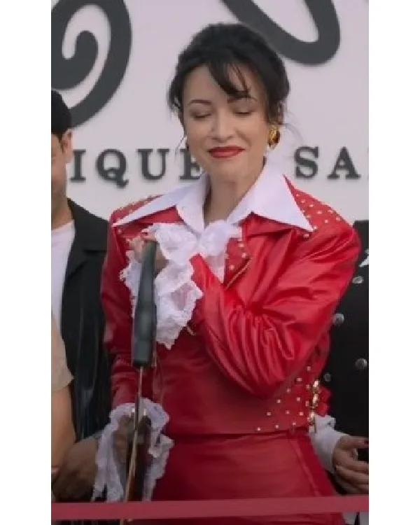 Selena Quintanilla Red Leather Jacket