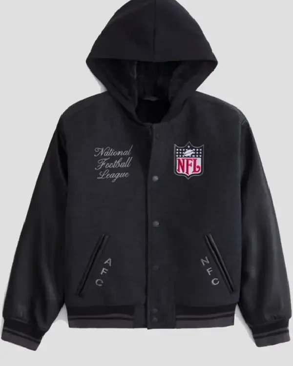 Abercrombie NFL Winterized Hooded Bomber Jacket