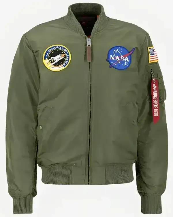 Alpha Industries MA-1 Nasa Green Bomber Jacket