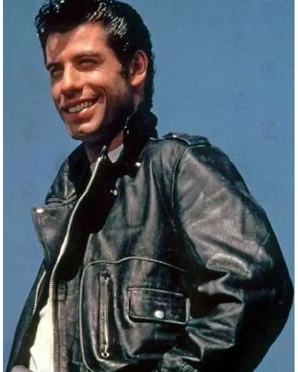 John Travolta Grease T-Birds Leather Jacket (1)