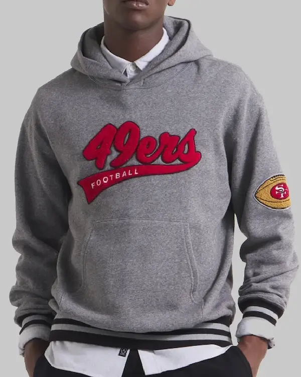 SAN FRANCISCO 49ERS X TODD SNYDER CANADIAN FLEECE HOODIE