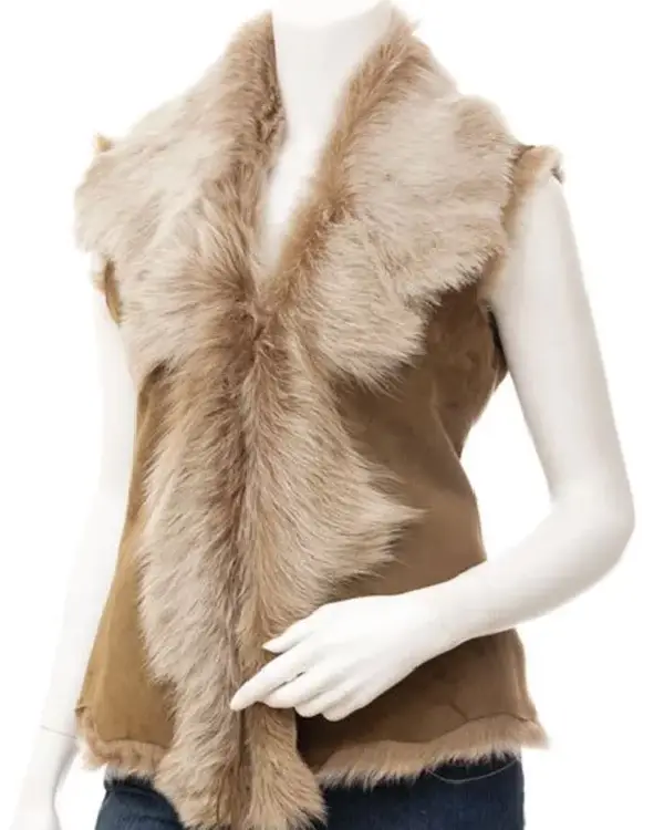 Womens Toscana Shearling Vest